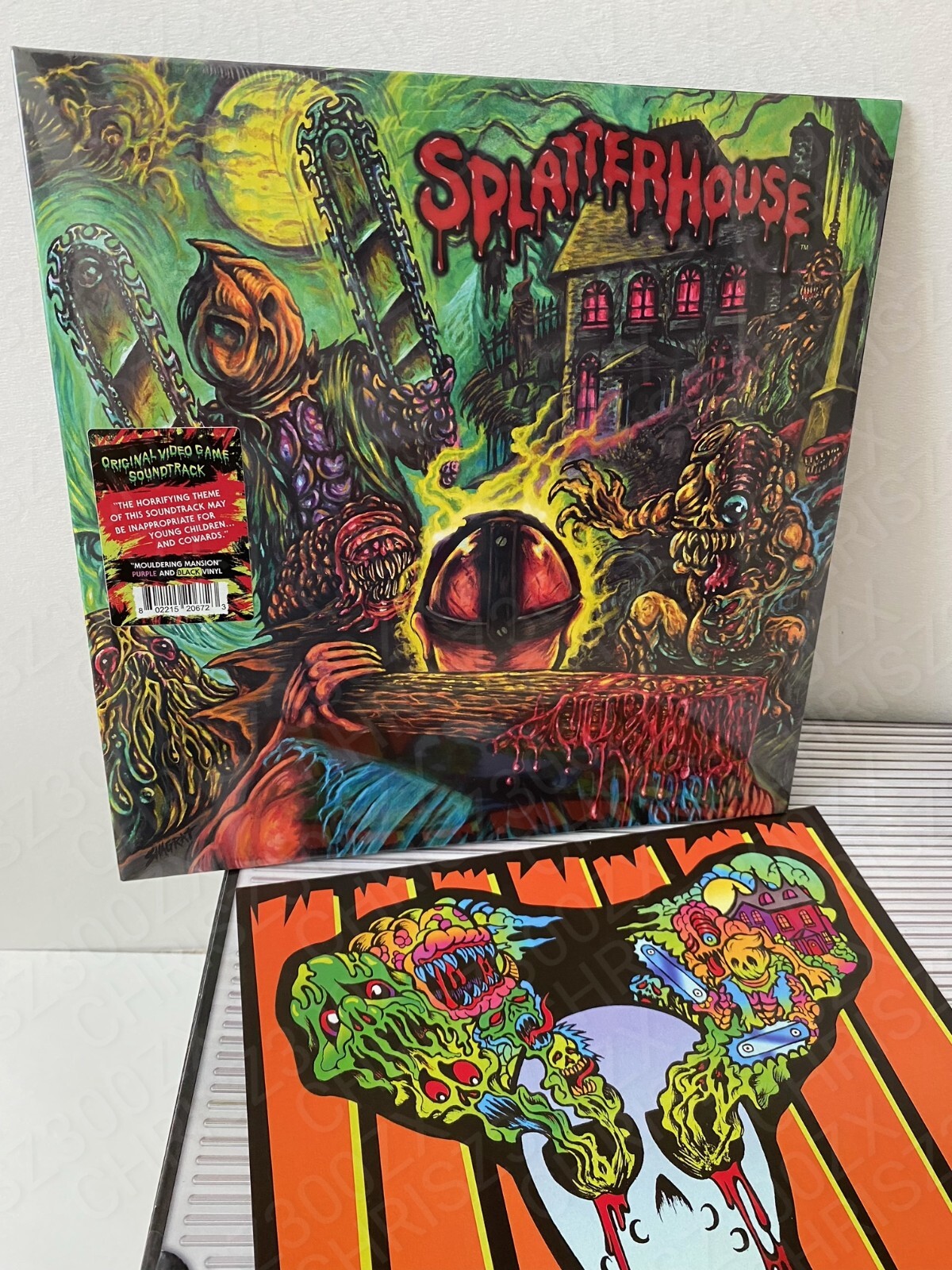 Splatterhouse Video Game Vinyl Record Soundtrack LP Purple Black + Art Print VGM