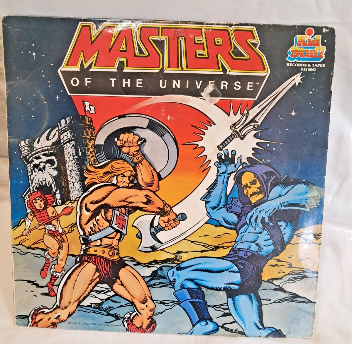 Vintage Masters of the Universe Vinyl LP He-Man Skeletor Original 1983 Press