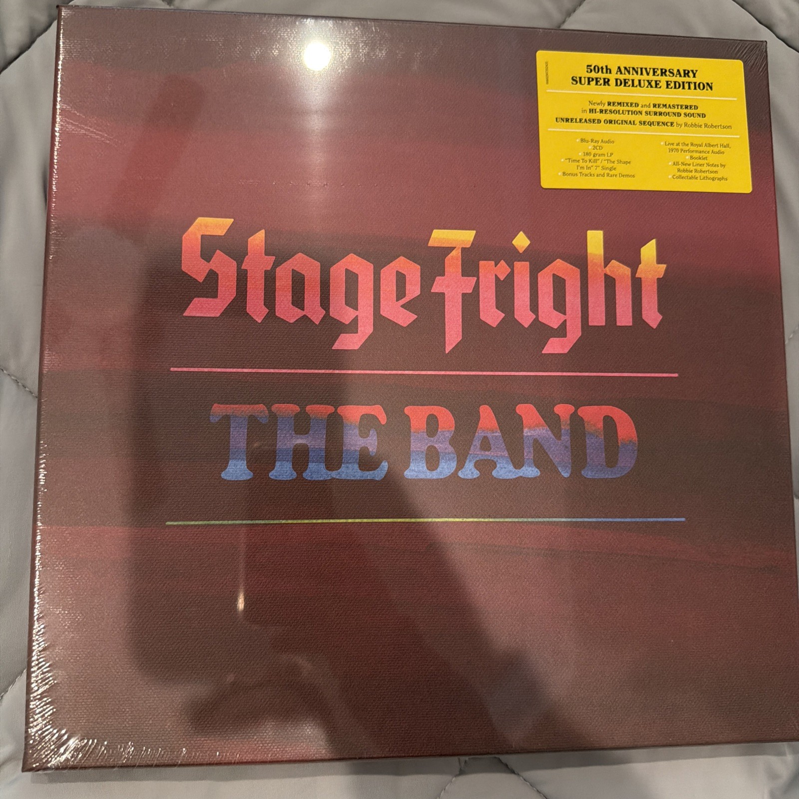 SEALED The Band Stage Fright 50th Anniv. Super Deluxe LP/CD/Blu-Ray Box Set NEW