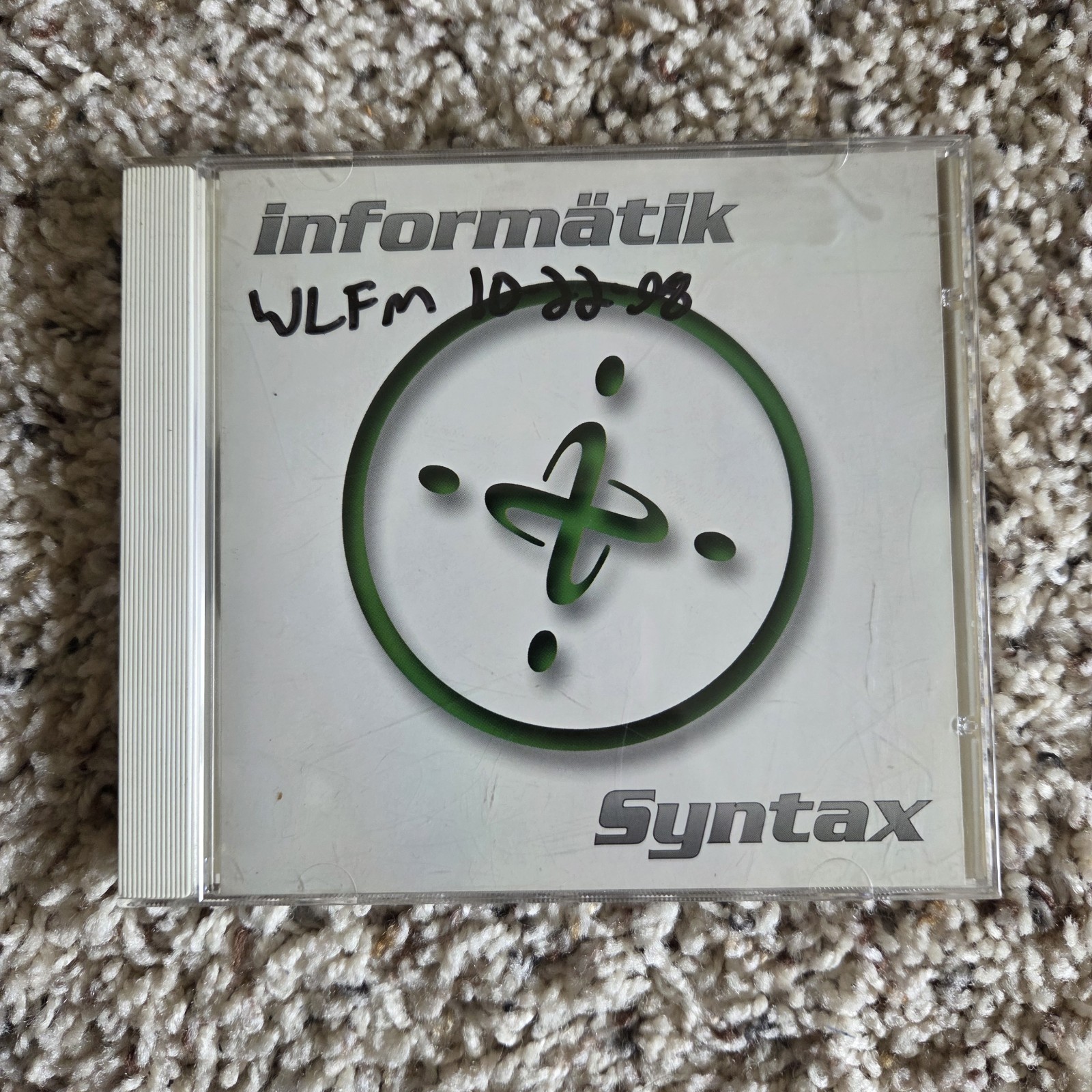 Informatik Syntax CD 1998 Metropolis Records Electronic Industrial 12 Track