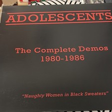 Adolescents The Complete Demos 1980-1986 “Naughty Women...” Black Vinyl Record picture