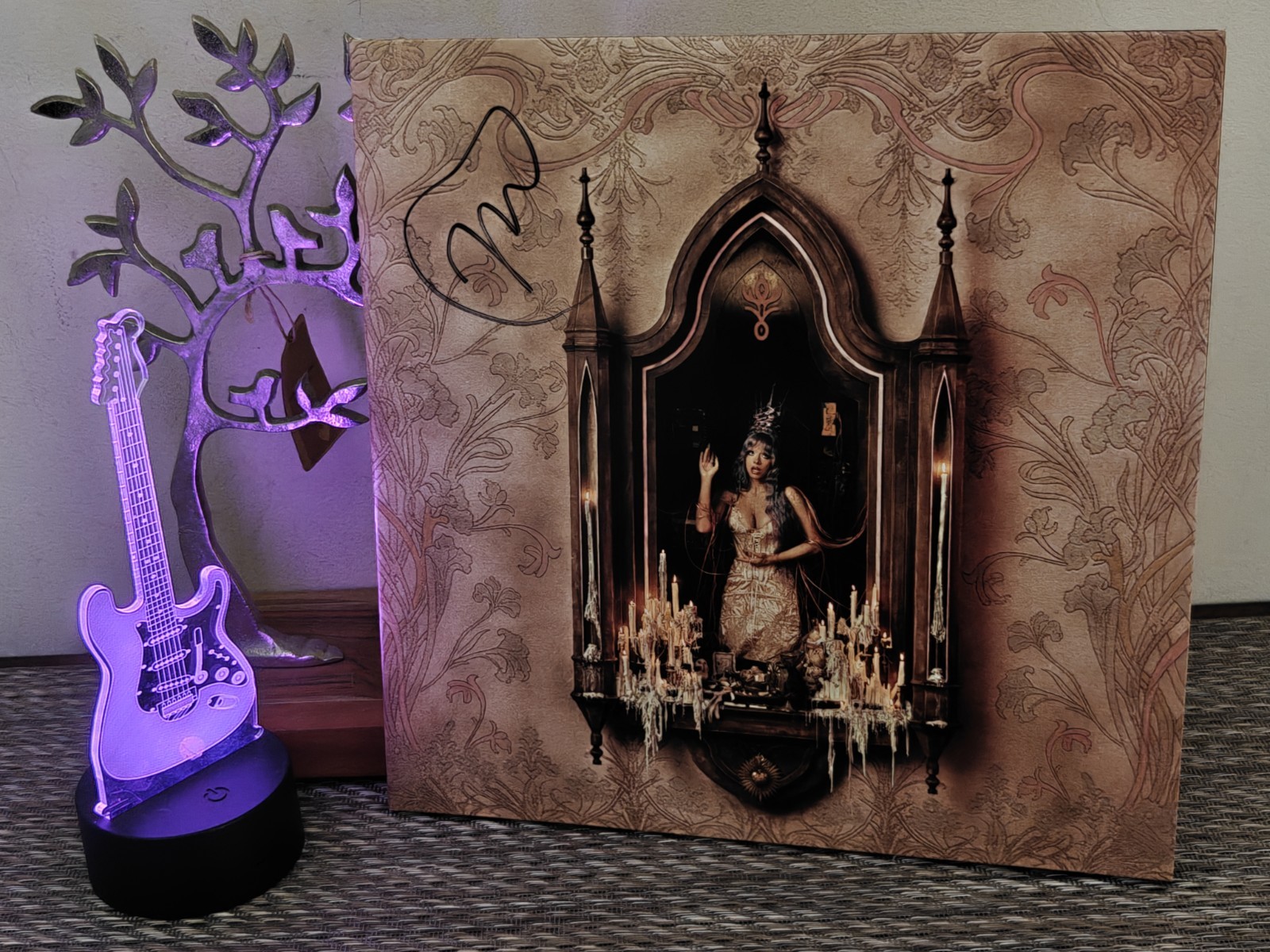 Melanie Martinez Hades Vinyl 2LP SIGNED COVER Aura Blue Newbury Comics 