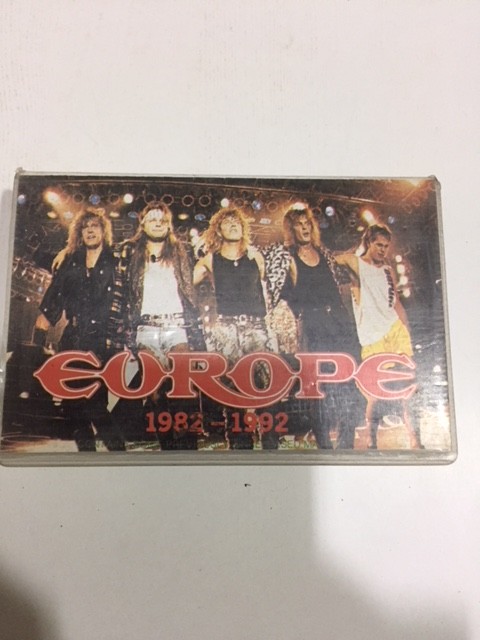 Europe 1982-1992 Rare Cassette Tape Clamshell India EPic Pan Music Original 1993