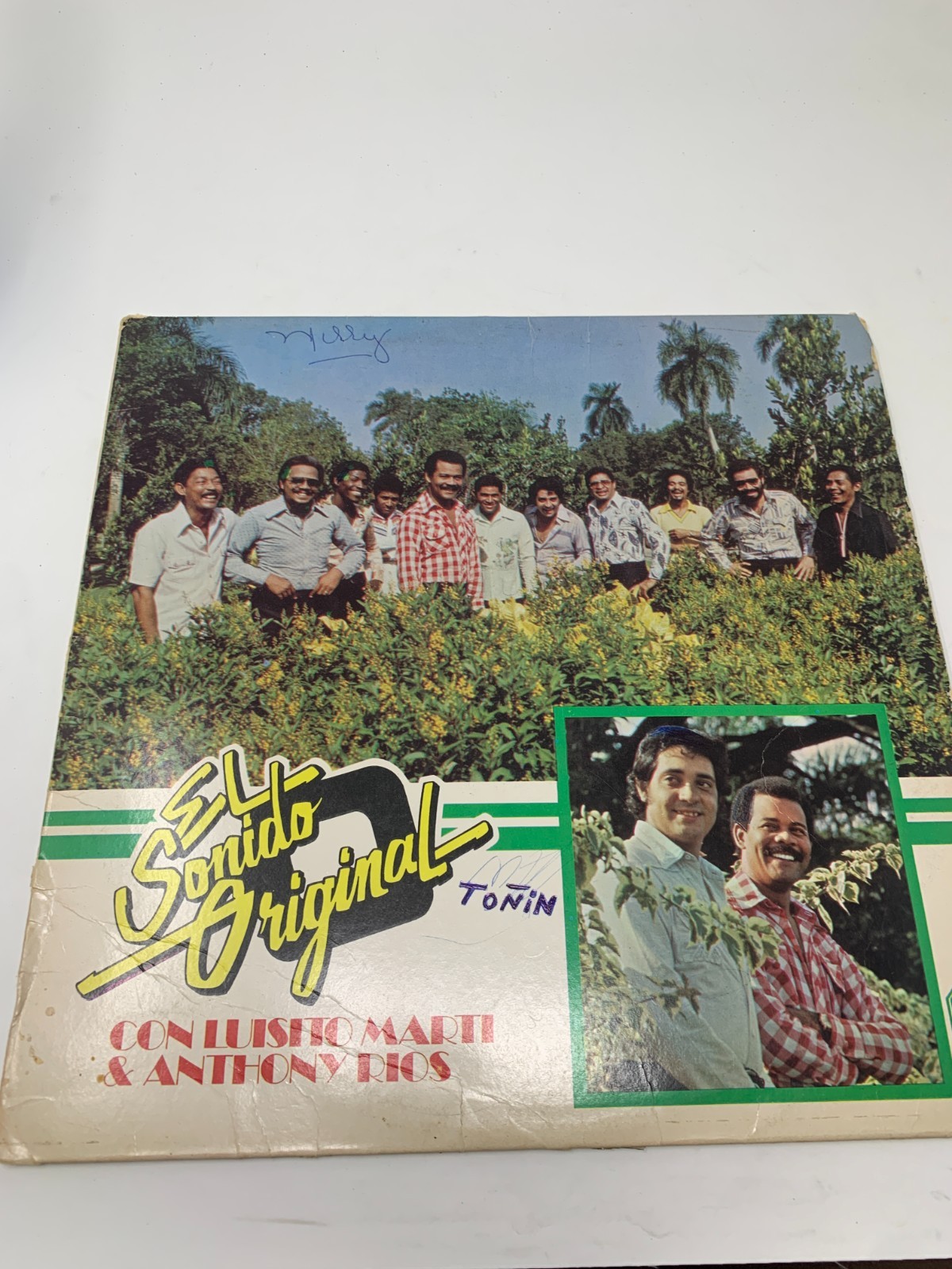 Luisito Martí & Anthony Ríos El Sonido Original Vinyl Record Album Karen KLP-38