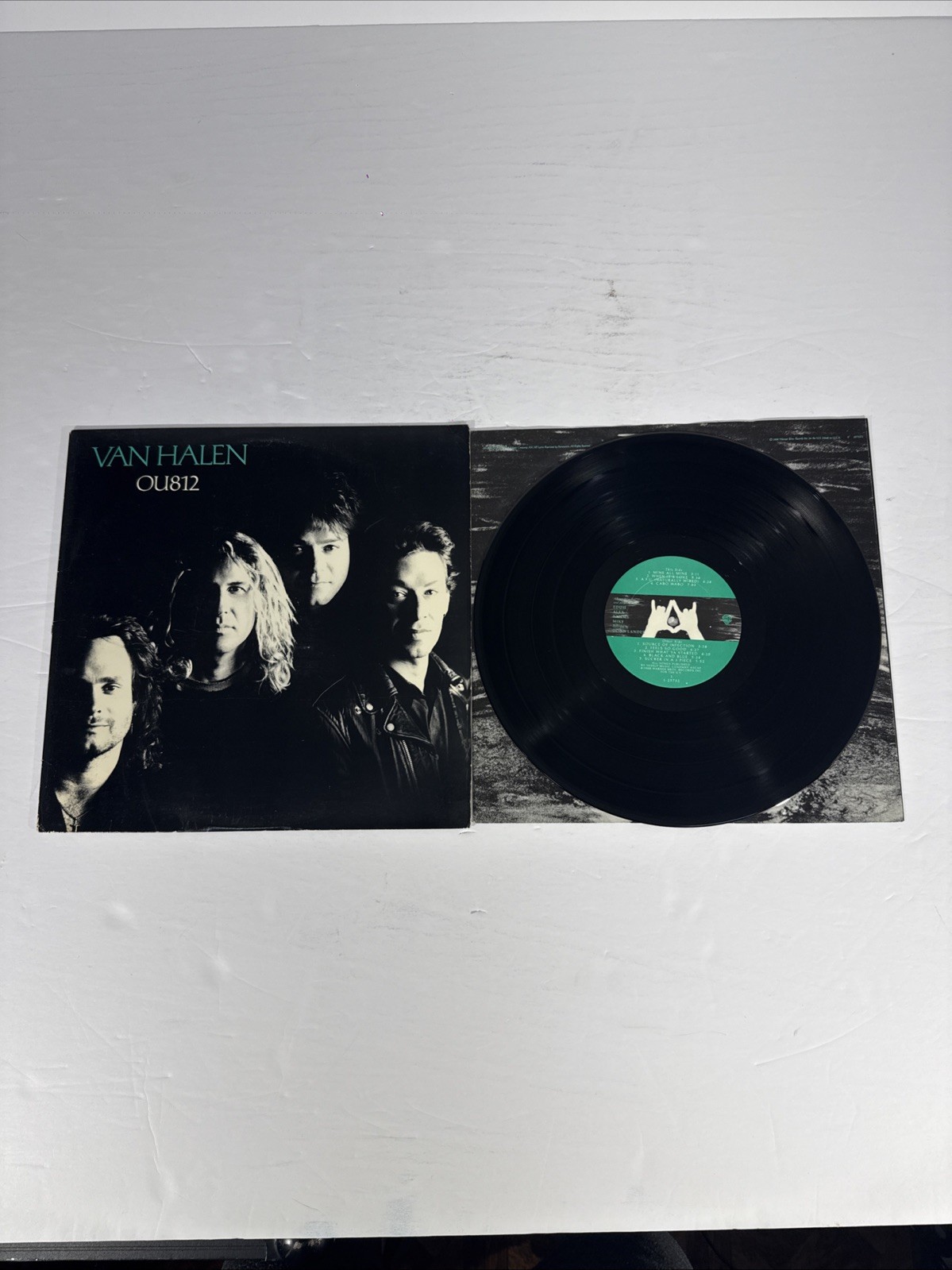 VAN HALEN OU812 1988 Vinyl Record Original Pressing W1-25732 USED Sammy Hagar