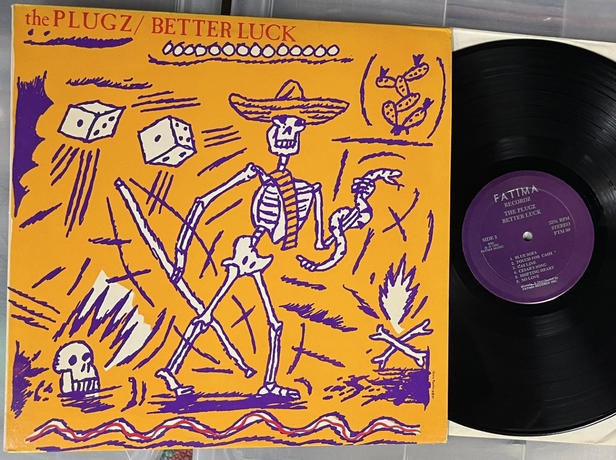 THE PLUGZ - BETTER LUCK - ORIGINAL 1981 US FATIMA LP vinyl album record VG+