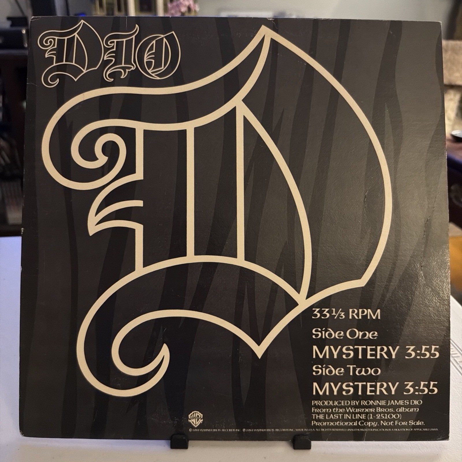 DIO - Mystery - RARE 1984 Vinyl PROMO Maxi Single - Warner Bros 1-25100