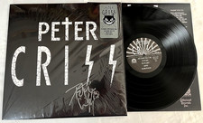 Peter Criss S/T - AUTOGRAPHED - Black Vinyl LP 2025 KISS Catman Hype Sticker NEW picture