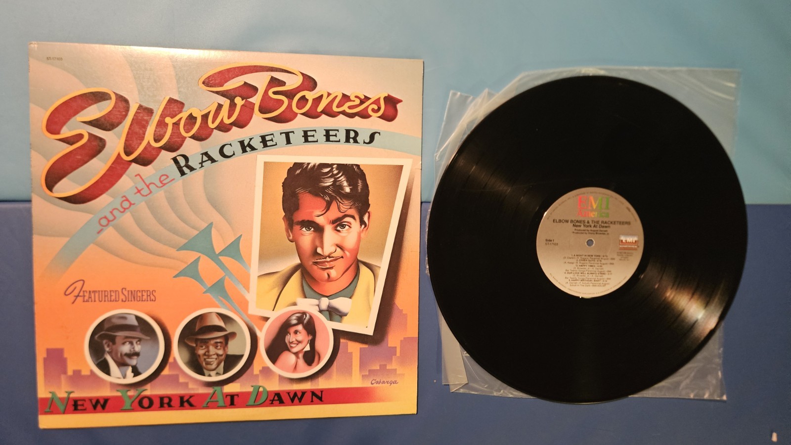 Elbow Bones Racketeers New York At Dawn Disco LP EMI ST-17103
