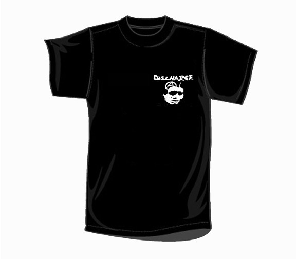 DISCHARGE t shirt- sizes available: S/M/L/XL/XXL/XXXL