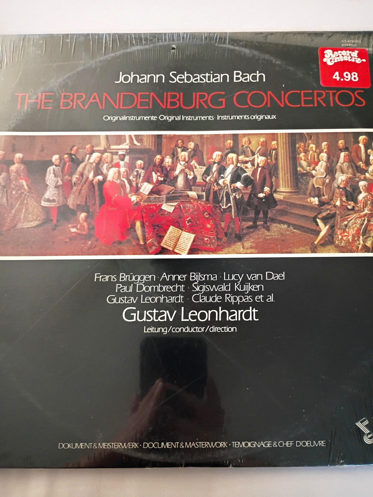Sealed Johann Sebastian Bach The Brandenburg Concertos 2 lp set