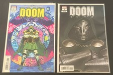 Doom 1 2024 ~ NM/NM+ Set Of 2 Variant Covers ~ MF Doom Lyrics ~ Hickman ~ Granov picture