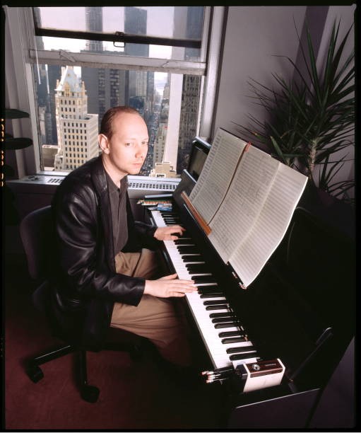 Joe Jackson portrait at home New York March 1987 Music Old Photo