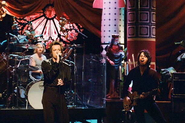 Singer Dean DeLeo guitarist Scott Weiland of musical guest Stone T- Old Photo