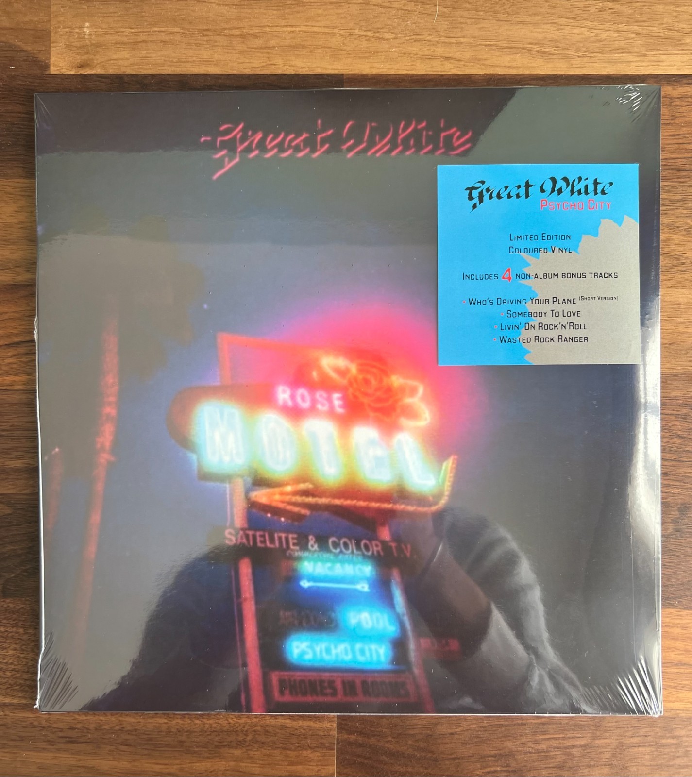Great White - Psycho City 2LP Color Vinyl Import SEALED NEW