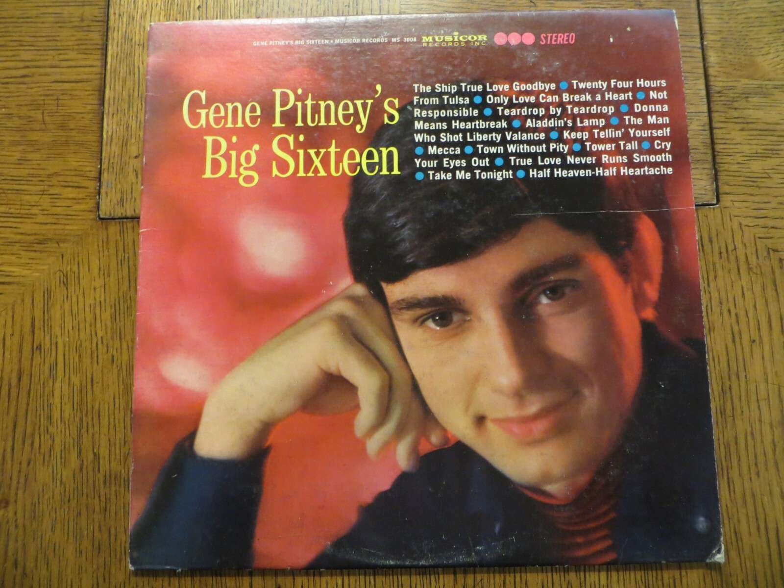 Gene Pitney – Gene Pitney's Big Sixteen - 1964 - Musicor MS 3008 Vinyl LP VG+/VG