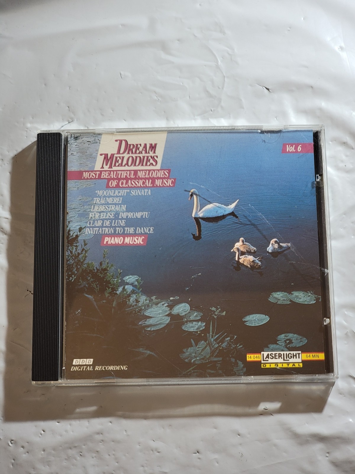 LaserLight Dream Melodies Vol. 6 Classical Piano Music CD - Used