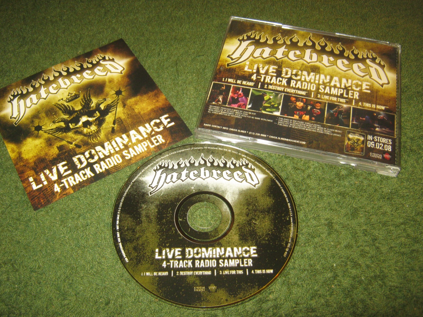 Hatebreed - Live Dominance 4 Track Rdio Sampler (cd)