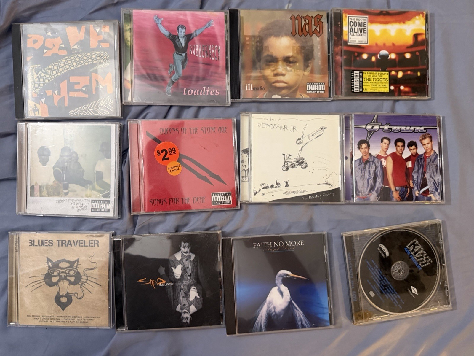 12 CD Music Collection Lot — Rock, Hip-Hop & Alternative — Tested & Working