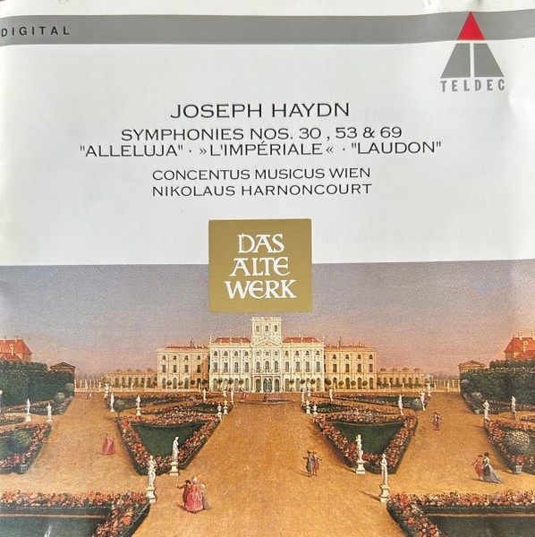 HAYDN - Symphonies Nos 30 53 & 69 Concentus Musicus Wien Nikolaus Harnoncourt CD