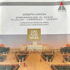 HAYDN - Symphonies Nos 30 53 & 69 Concentus Musicus Wien Nikolaus Harnoncourt CD picture