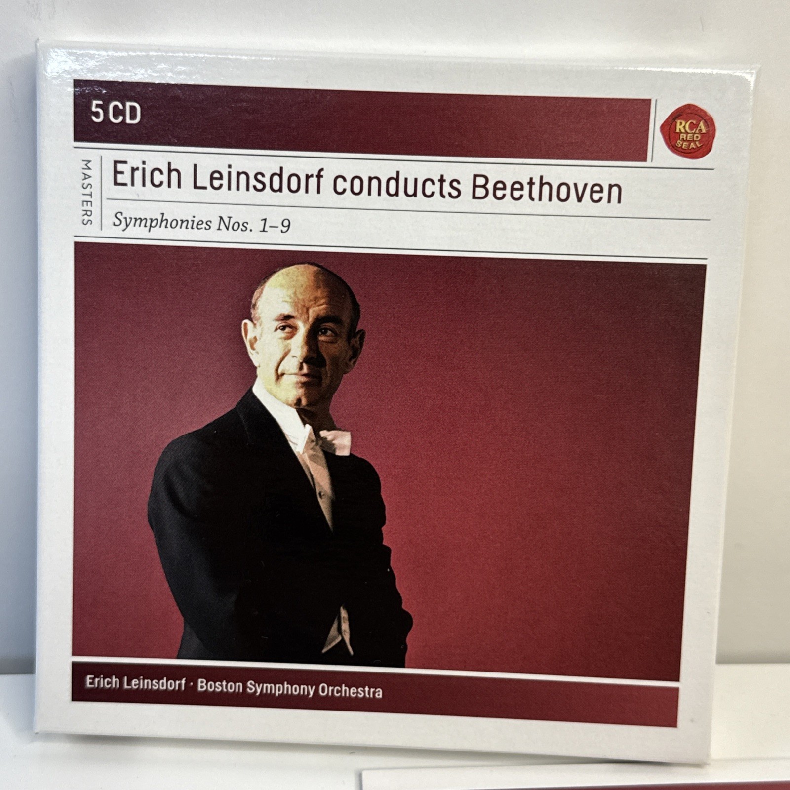Erich Leinsdorf Conducts Beethoven Symphonies Nos 1-9 [RCA 5 CD Box Set] NM