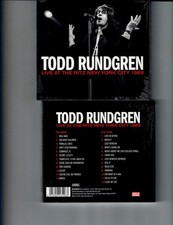 TODD RUNDGREN - LIVE @ RITZ NYC 1989 (2CD 2026) NEW *24 TRACKS* picture