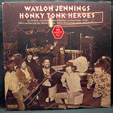 Waylon Jennings - Honky Tonk Heroes Vinyl LP Dynaflex Stereo RCA 1973 APL1-0240 picture