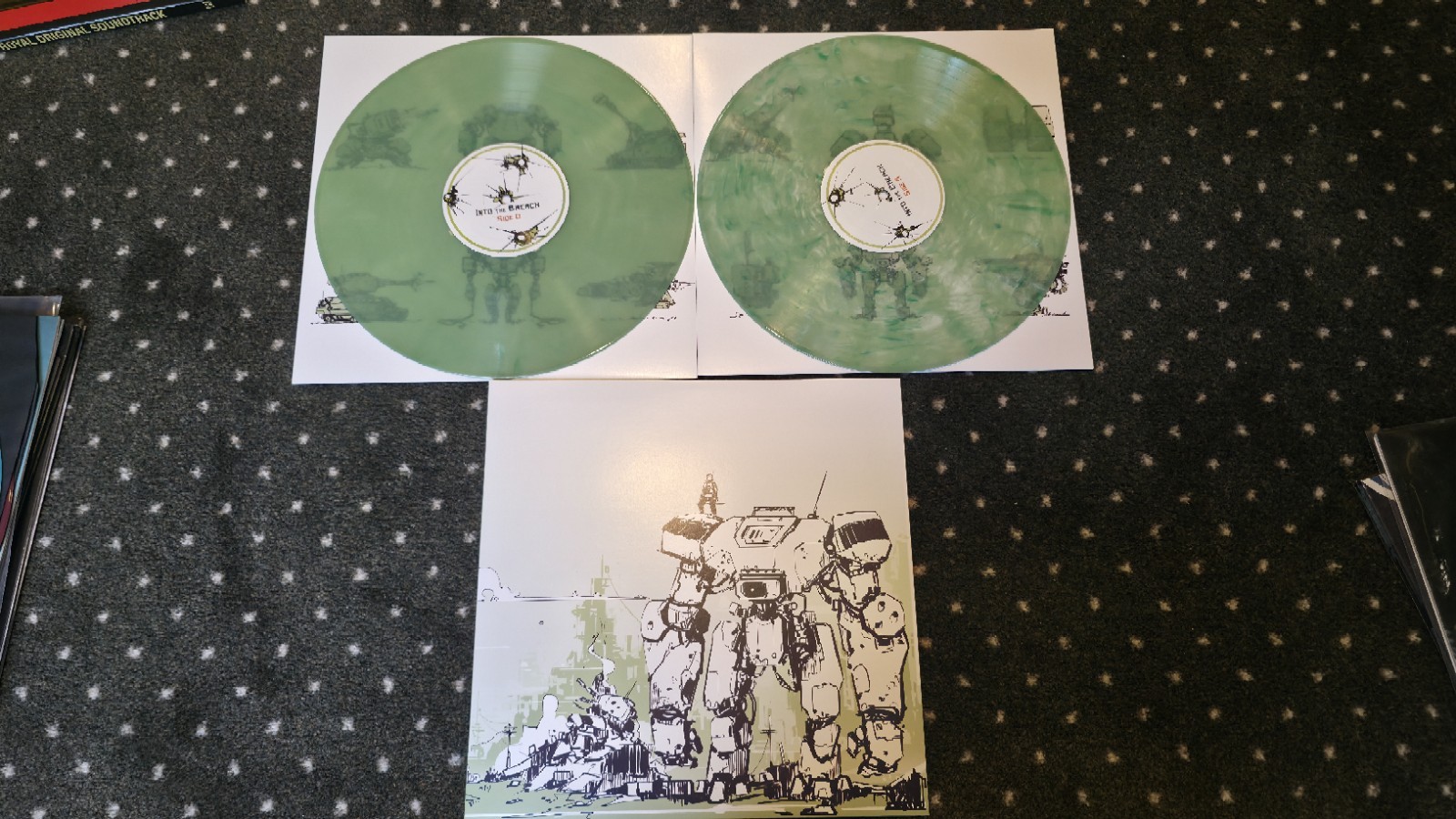 Into the Breach Soundtrack OST Album by Ben Prunty - 2LP Green Vinyl Colored