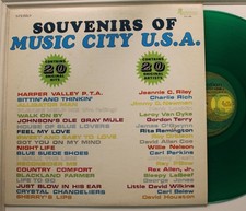 V/A Green Vinyl Lp Souvenirs Of Music City U.S.A. On Plantation - Vg++ To Nm picture