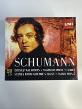 Robert Schumann Orchestral Chambers Lieder Piano 21 CDs EMI Classics picture
