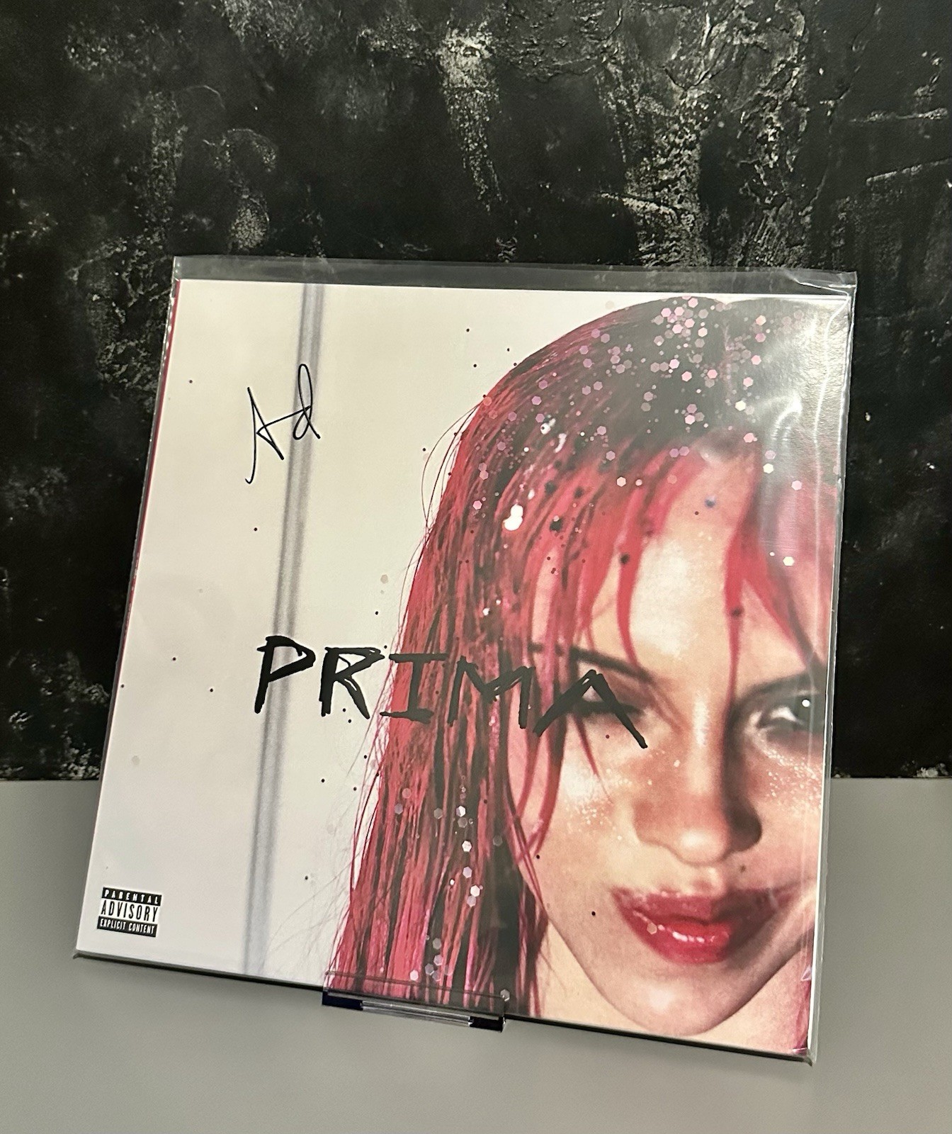 Adéla Prima LP Pink Vinyl Hand Opened & Signed Cover