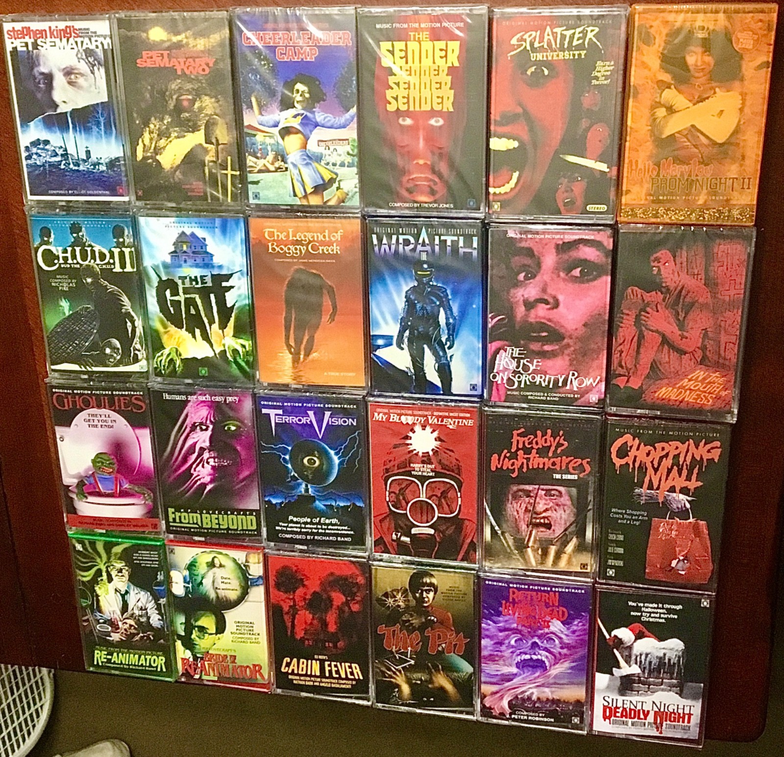 Massive Terror Vision Horror Soundtrack 24 Cassette Lot - New Sealed Ships Free