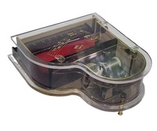 Vintage Piano Music Jewerly Box Trinkets Musical Lid Lifts Plays Tune Waltz picture