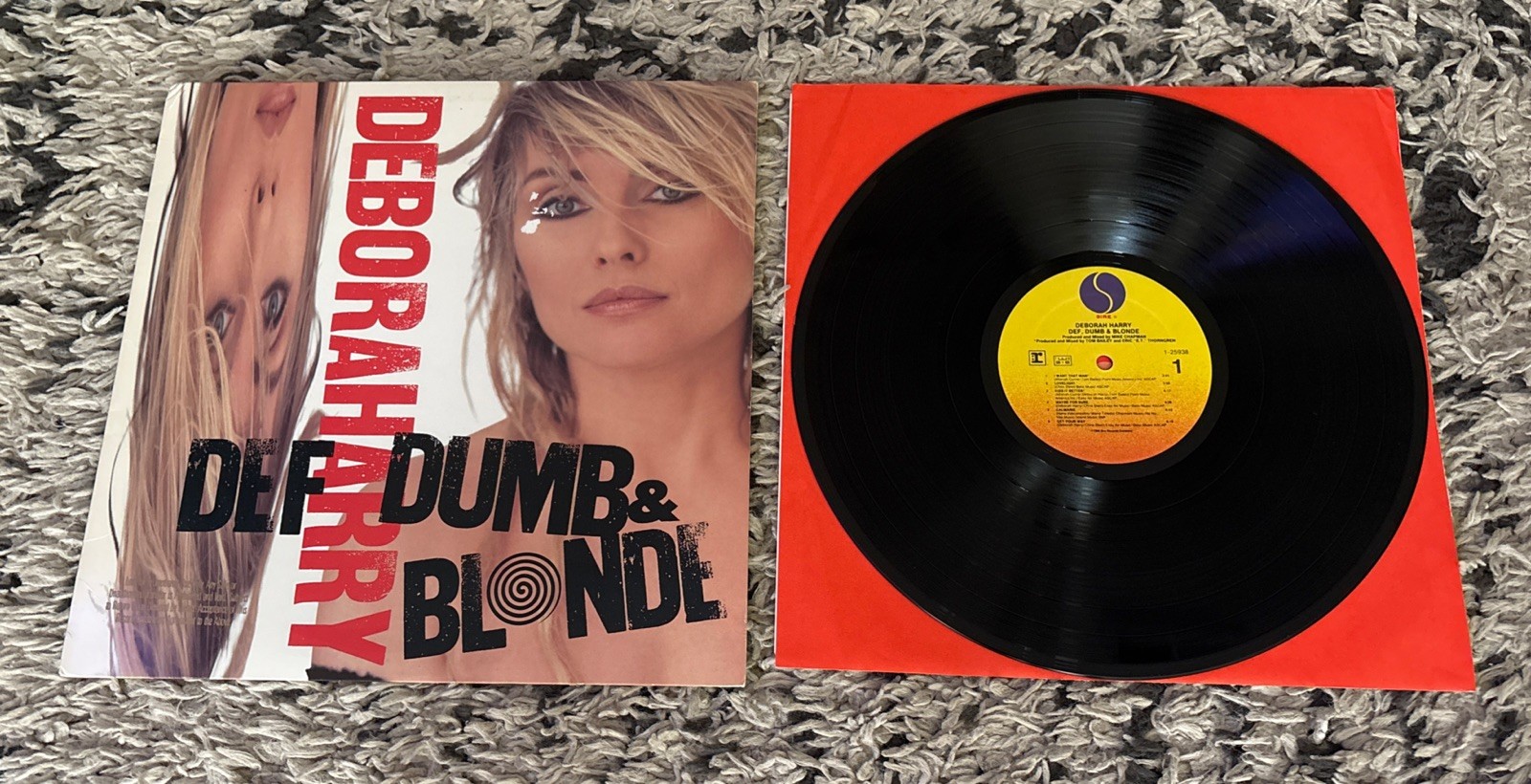DEBORAH HARRY LP  DEF DUMB & BLONDE 1989  REPRISE SIRE BLONDIE EXCELLENT (EX)