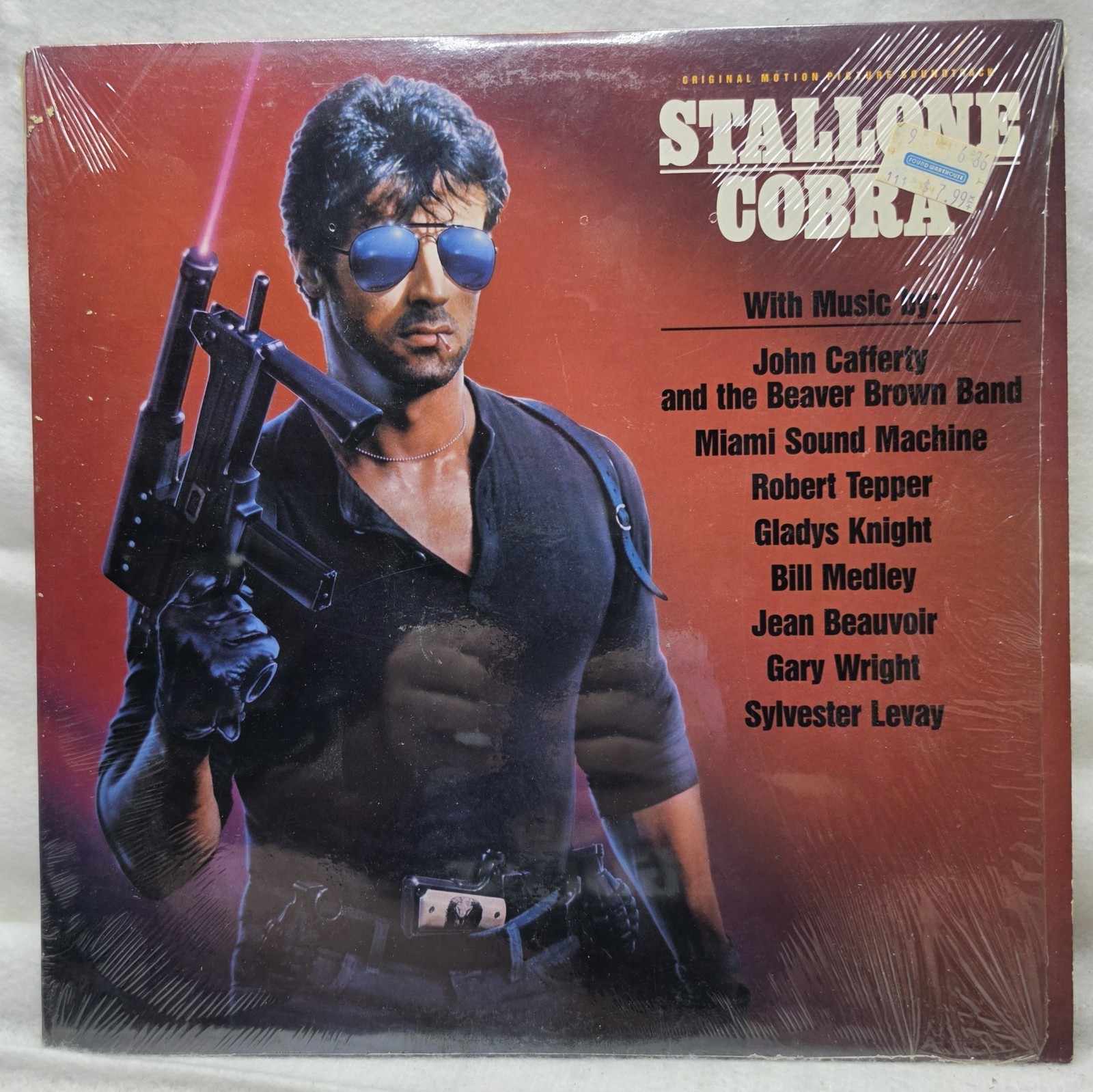 COBRA - 1986 SOUNDTRACK - VINYL Scotti Bros Sylvester Stallone