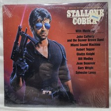 COBRA - 1986 SOUNDTRACK - VINYL Scotti Bros Sylvester Stallone picture