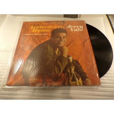 Jerry Vale Arrivederci Roma Vinyl LP Columbia CS 8597 Italian Love Songs 1962 picture