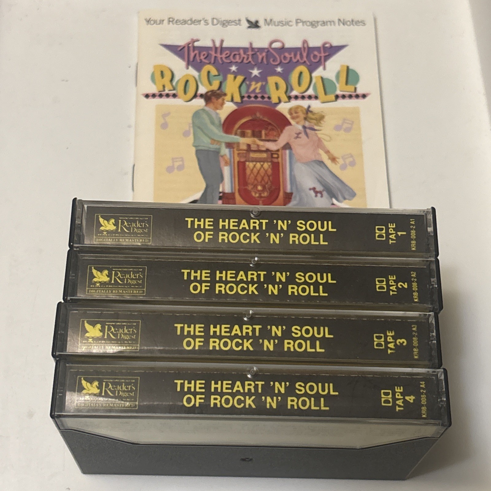 The Heart N Soul Of Rock \'N\' Roll Readers Digest Complete Set 1-4 Cassettes 1987