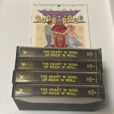 The Heart N Soul Of Rock 'N' Roll Readers Digest Complete Set 1-4 Cassettes 1987 picture