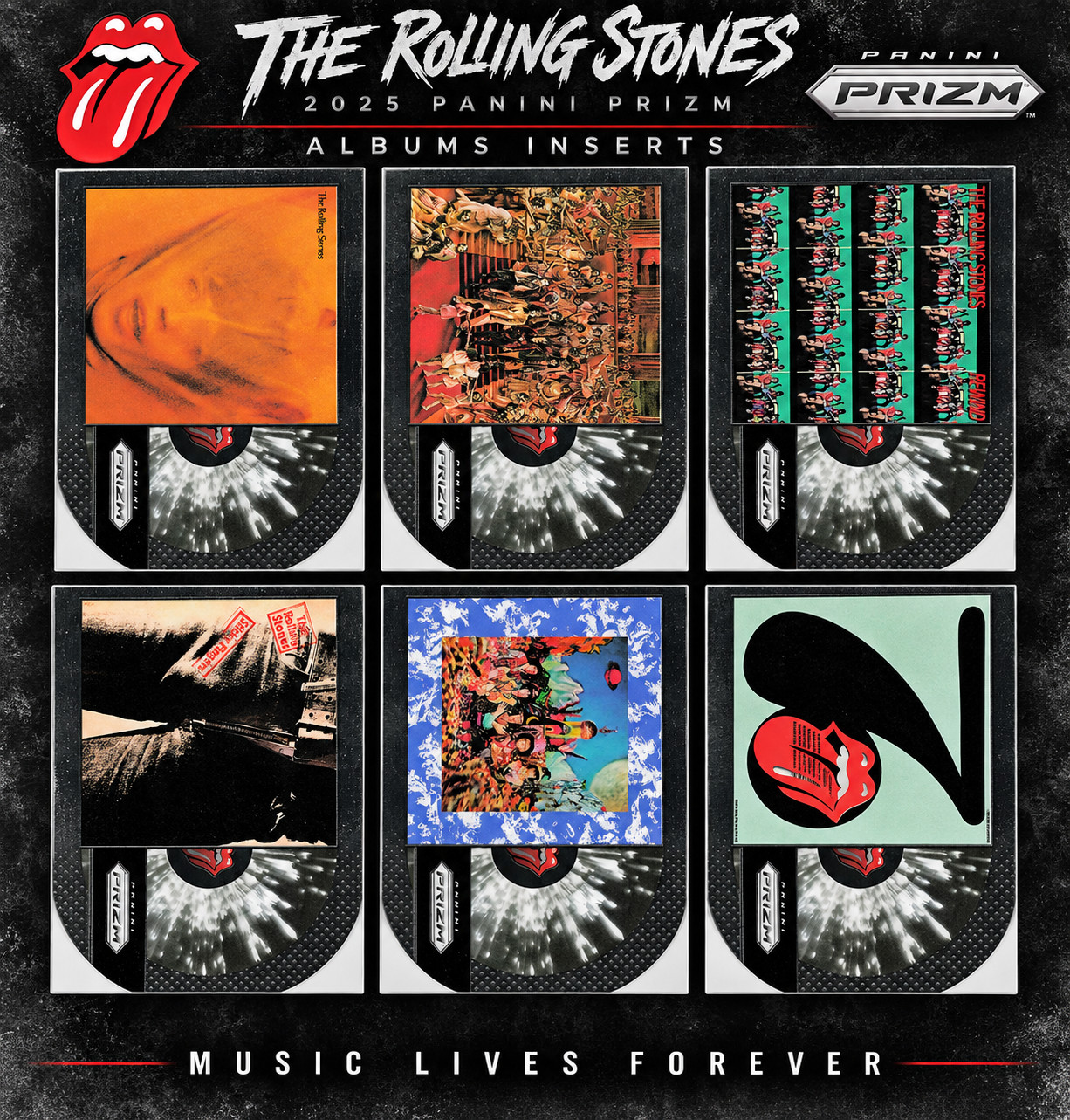 2025 Panini Prizm Rolling Stones Albums Insert Pick Your Card Complete Your Set