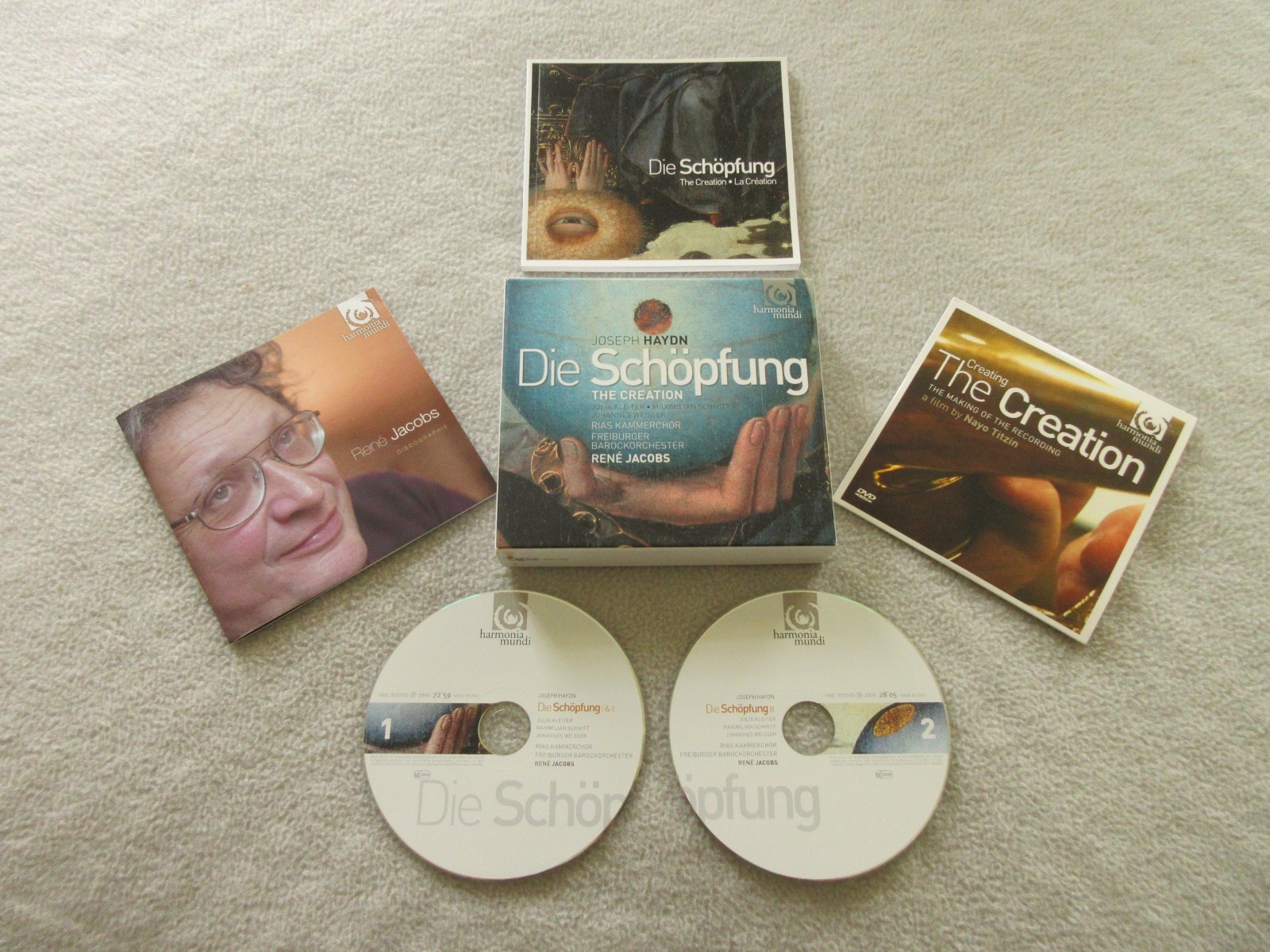 Joseph Haydn DIE SCHOPFUNG (The Creation) 2 CD + 1 DVD Box Set w/Booklet (2009)