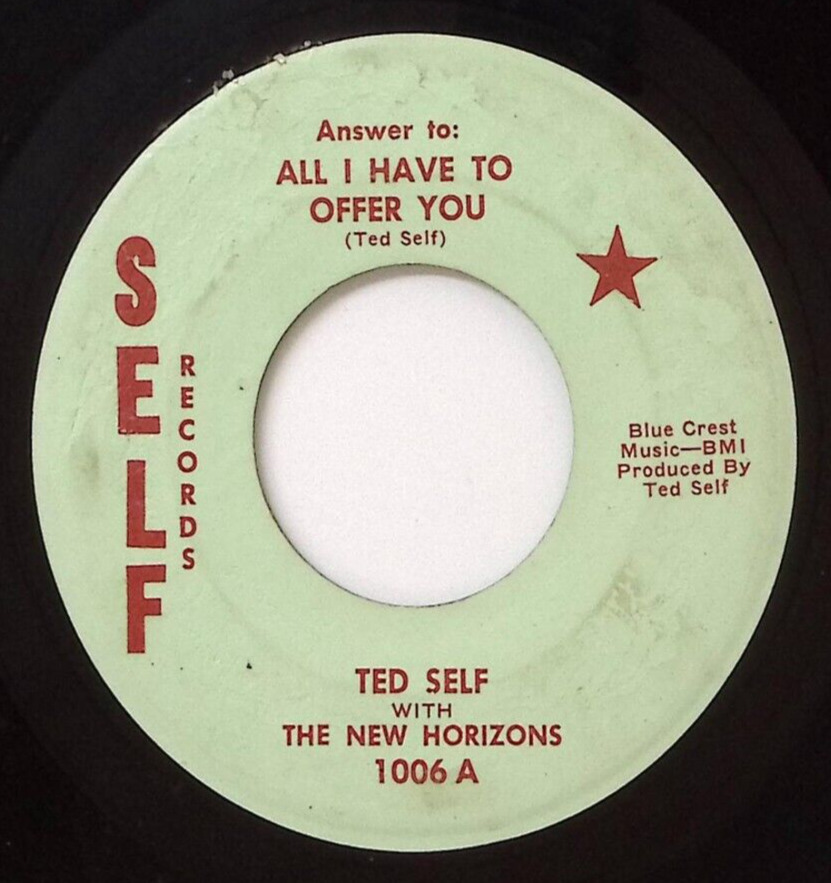 TED SELF & THE NEW HORIZONS DON'T WORRY MAMA/ANSWER TO: ALL I... VINYL 45 58-70