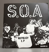 S.O.A No Policy EP Dischord No 2 Reissue Green With Insert picture