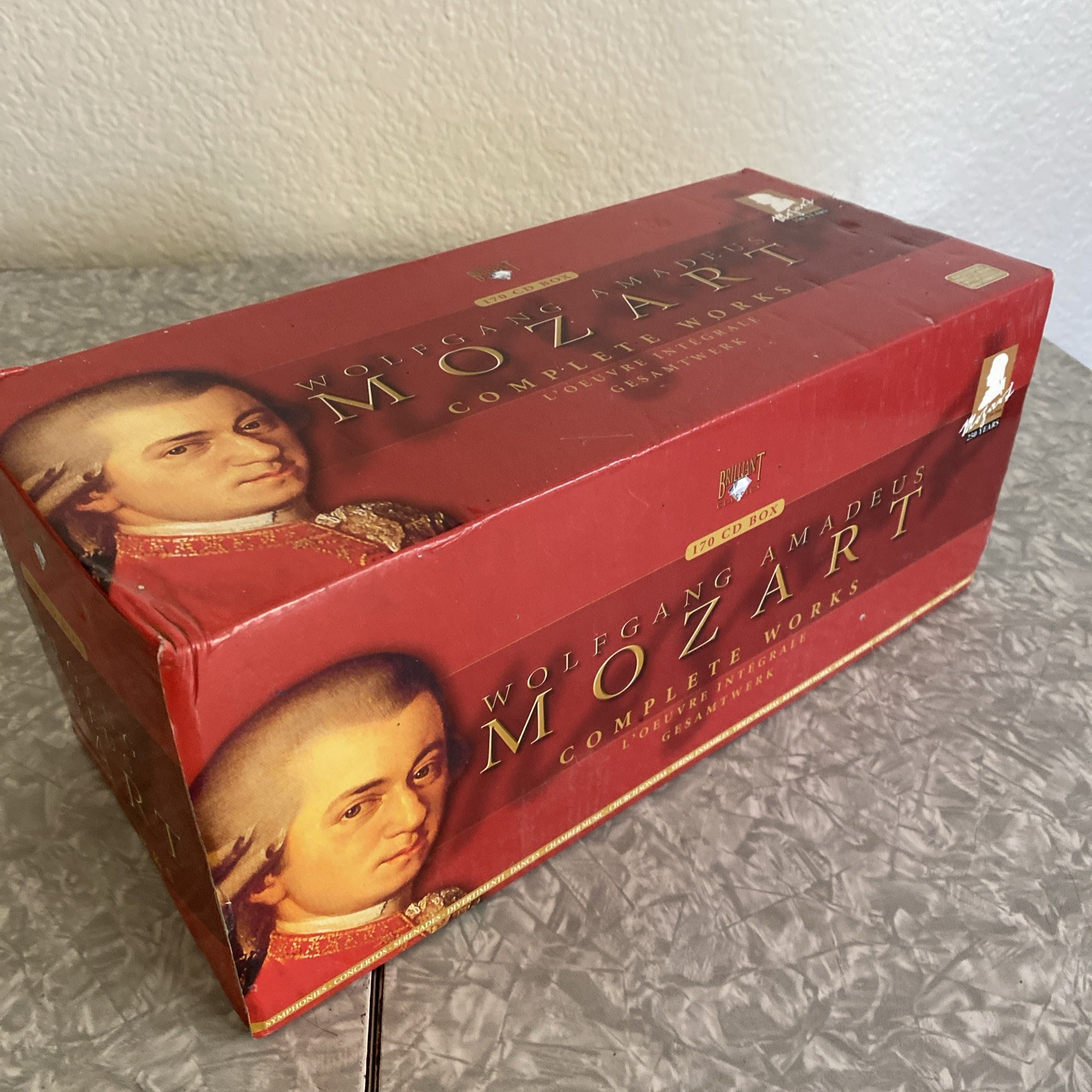 Complete Works Wolfgang Amadeus Mozart Brilliant Classics 170-CD Set Excellent