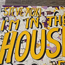 Steve Aoki - I'm In The House EP (Dim Mak 2010) Black Vinyl House EP picture