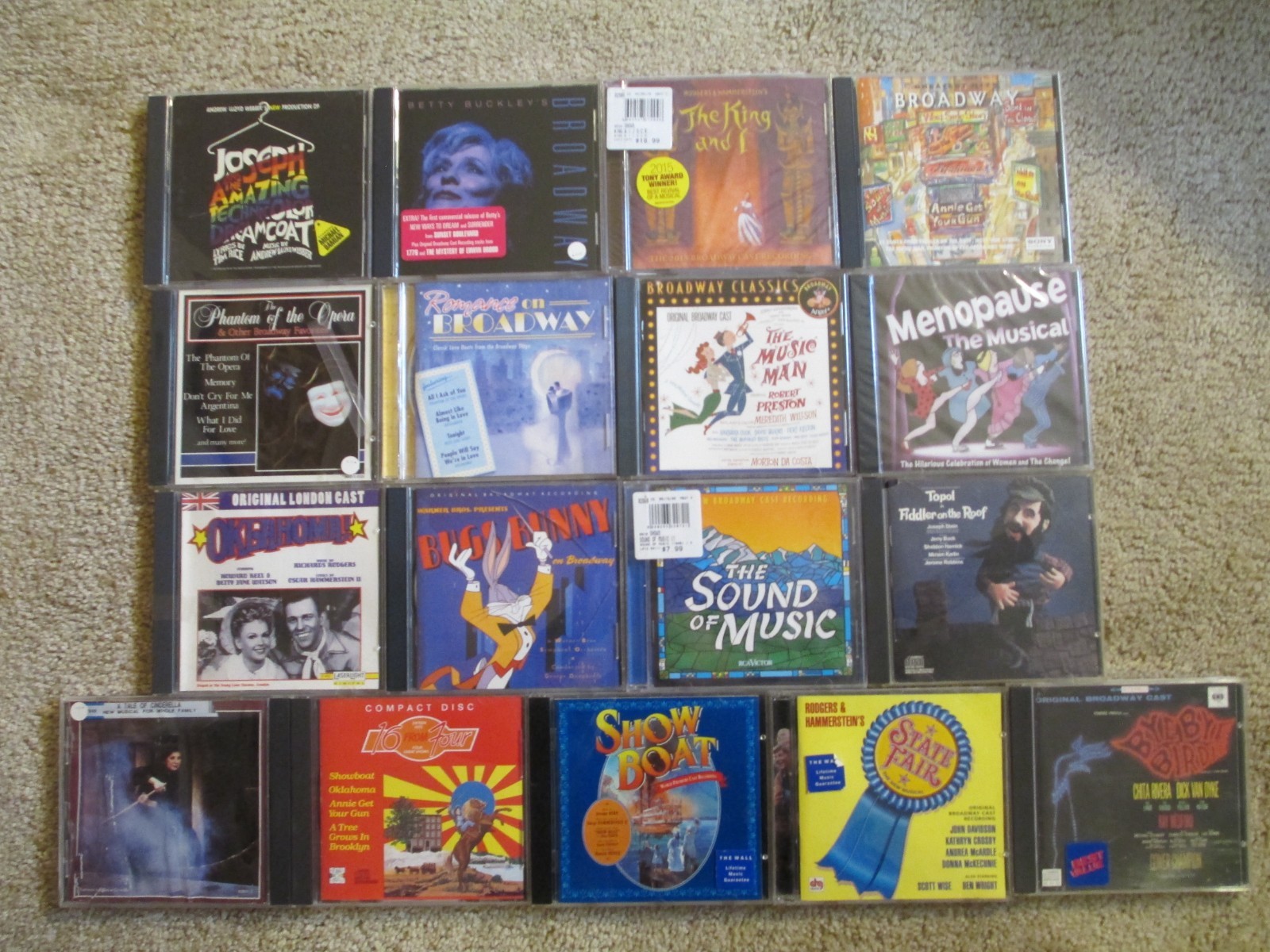  Broadway Original Cast CDs Lot of 17