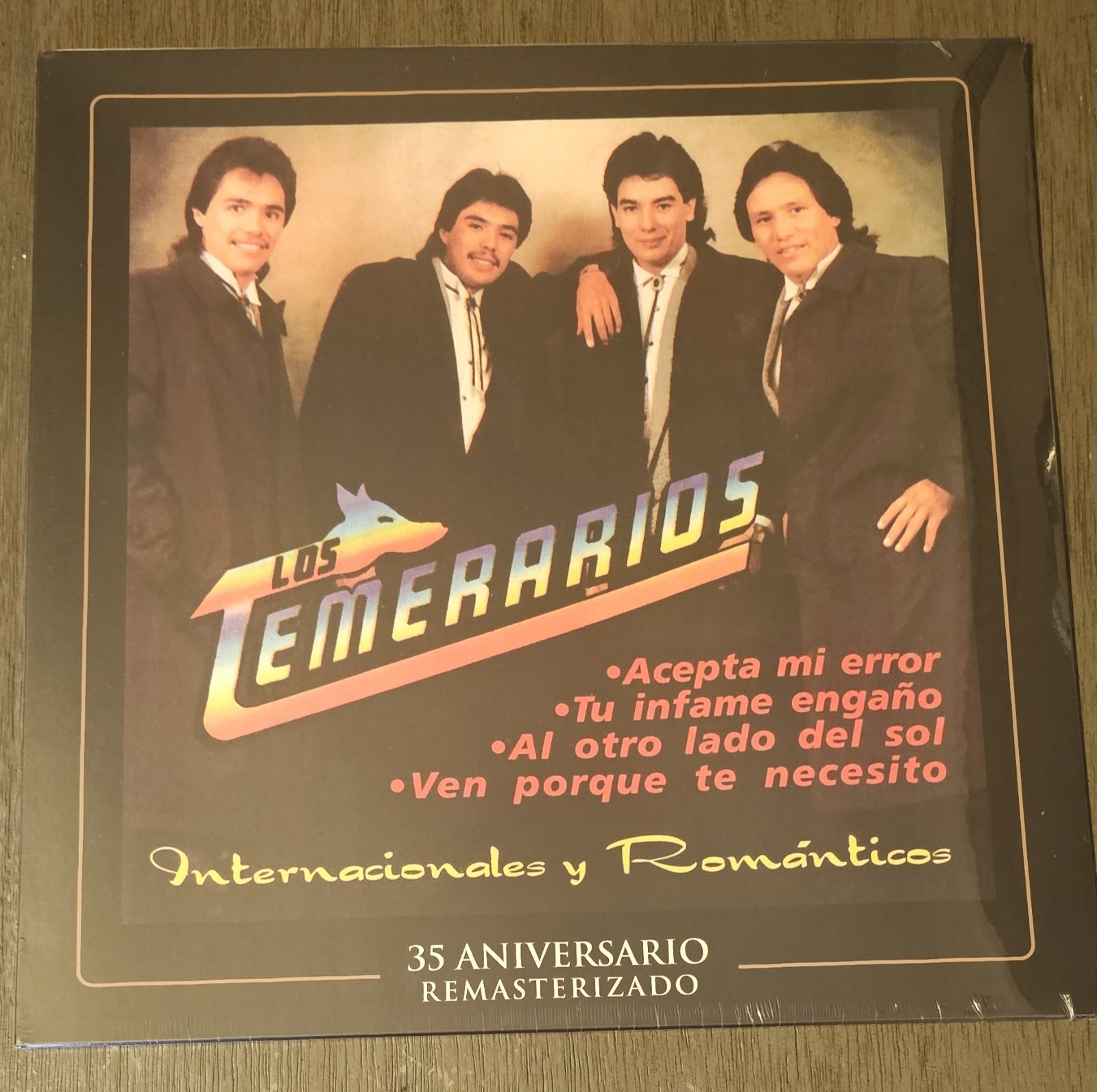 LOS TEMERARIOS LP VINYL Internacionales Y Románticos 35 Aniversario Remasterizad