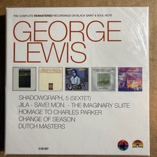 George Lewis – Complete Remastered Recordings 5xCD 2012 Avant-Garde Jazz Black picture