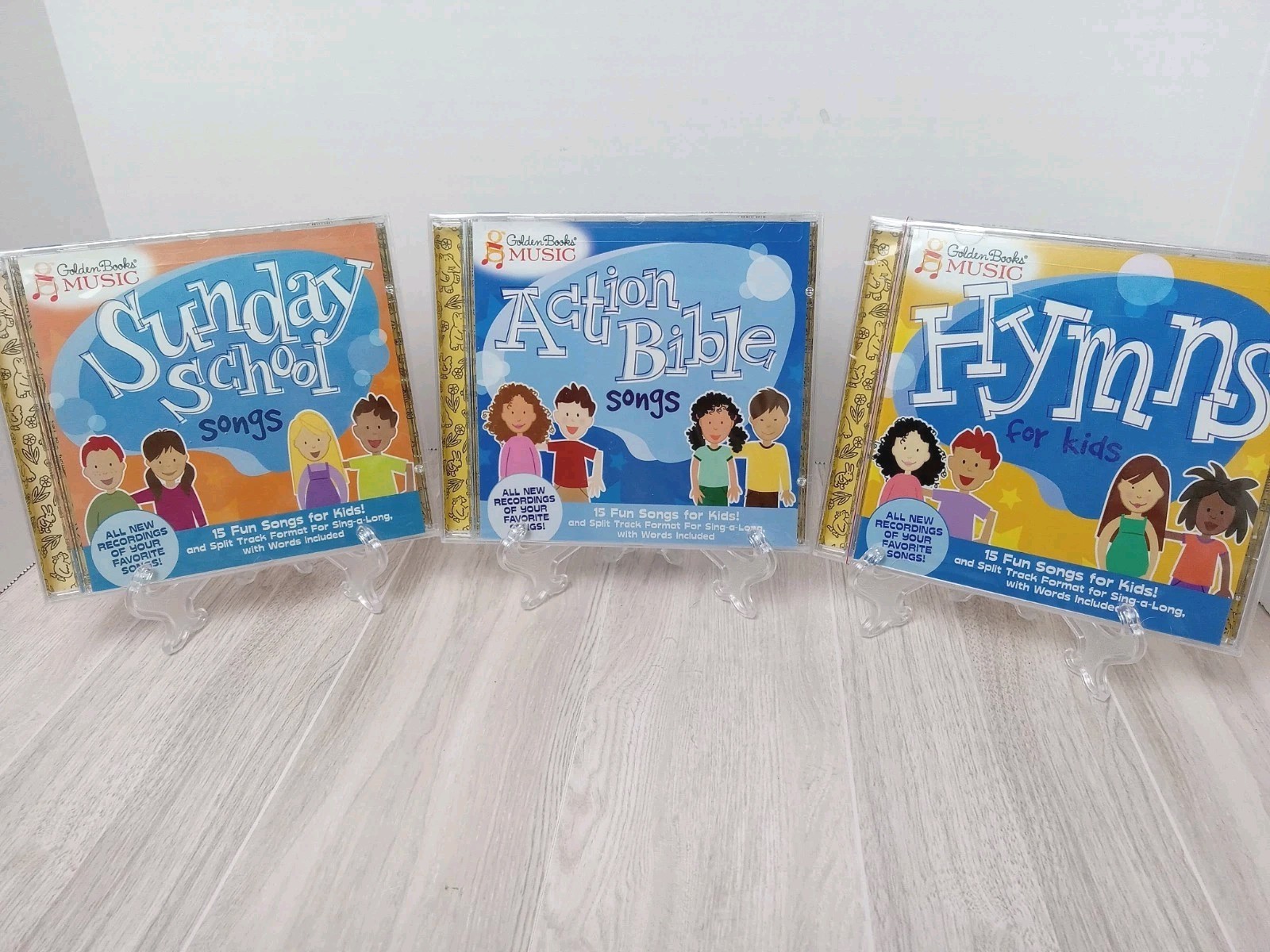 Golden Books Music CD'S Lot Of 3 Vintage 2003-2004 Sealed Religious Songs